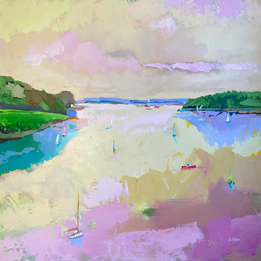 Seaside Charm, Rockport Harbor - Giclee Print